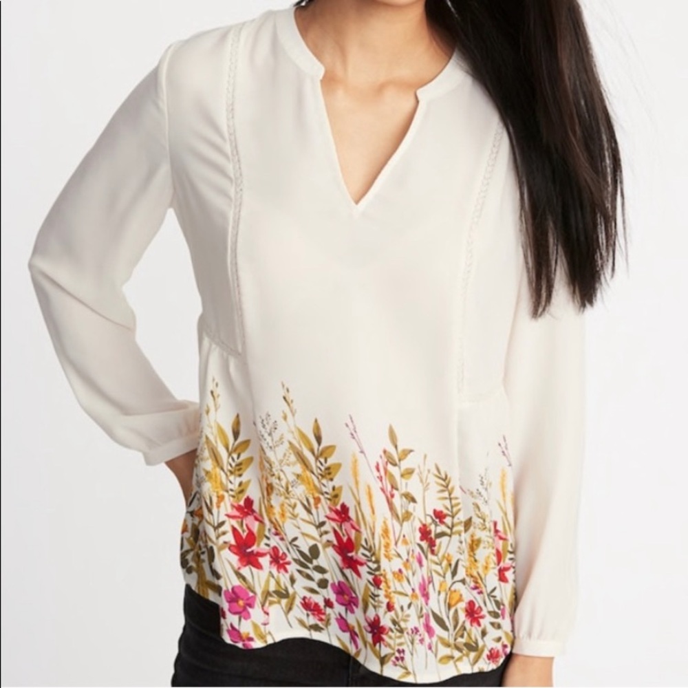 Old Navy Georgette Swing Blouse